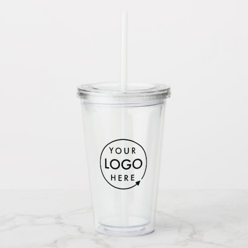 Your Logo  Business Professional Corporate Swag Acrylic Tumbler