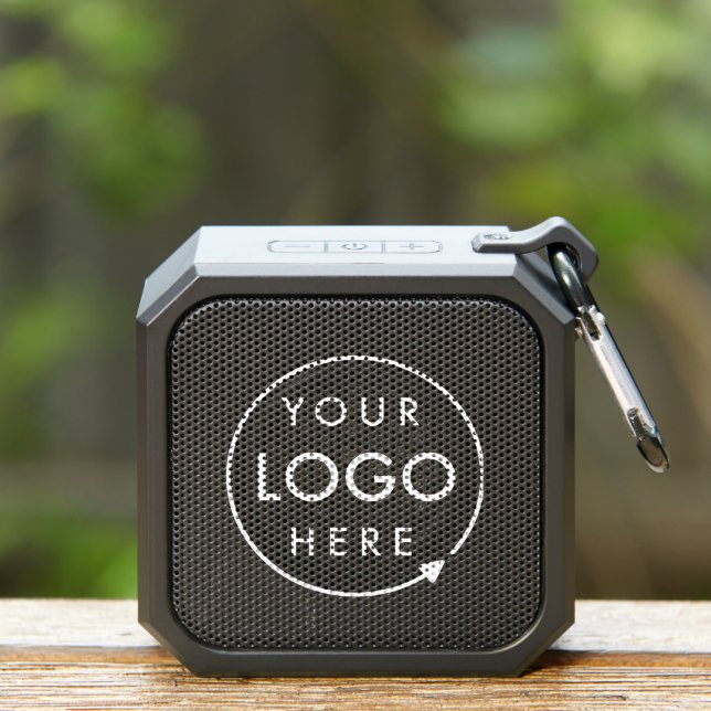 Your Logo Business Professional Modern Black Bluetooth Speaker (Insitu(Outdoor))