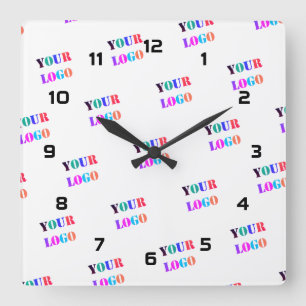 Your Logo Business Promotional Clock Template