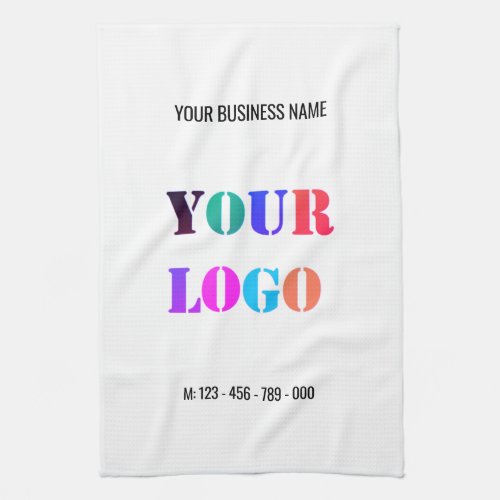 Your Logo Business Promotional Office Personalized Kitchen Towel