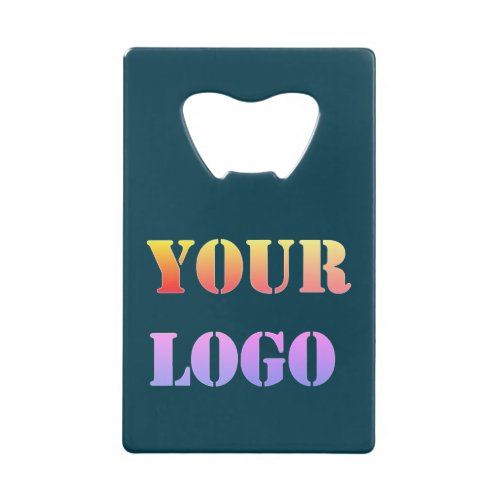 Your Logo Business Promotional Personalized Colors Credit Card Bottle Opener