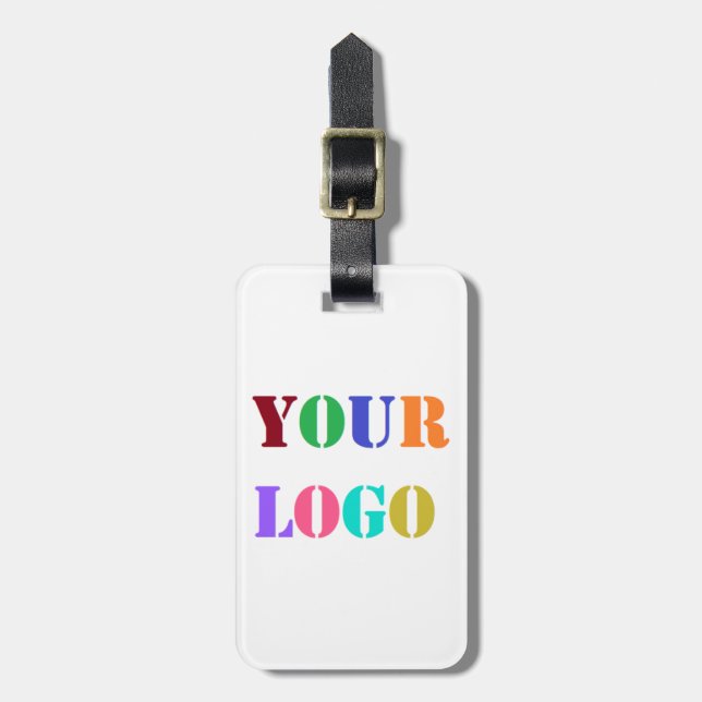 Your Logo Business Promotional Personalized Modern Luggage Tag (Front Vertical)