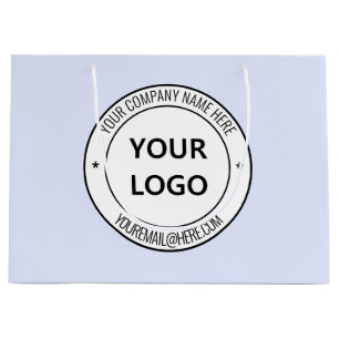 Your Logo Business Promotional Personalized Stamp Large Gift Bag