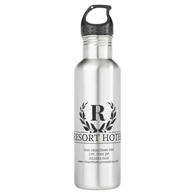 Your Logo Business Promotional Stainless Steel Water Bottle (Front)