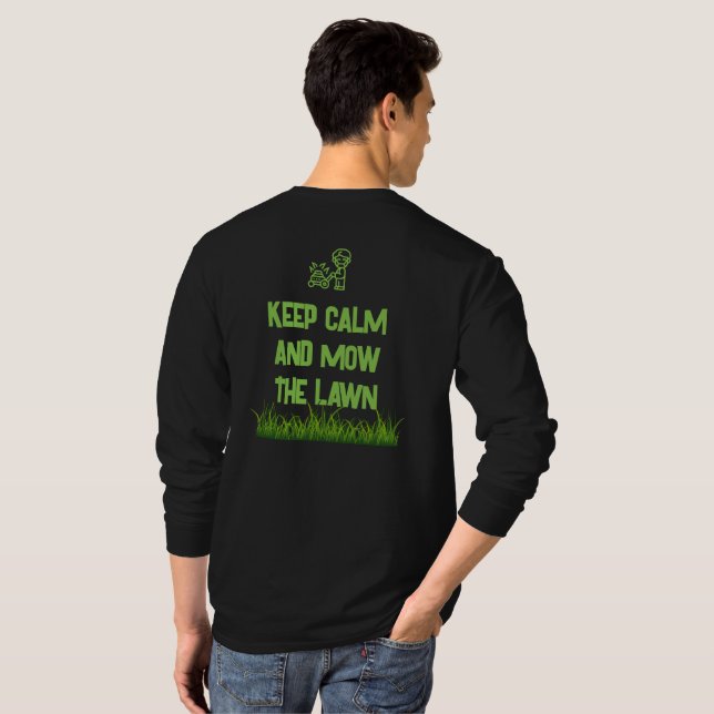 Your Logo Business Qoutes | Lawn Care Service T-Shirt (Back Full)