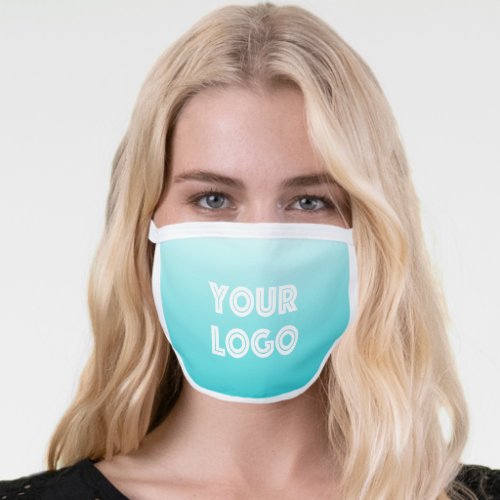 Your Logo  Changeable Color Gradient Face Mask