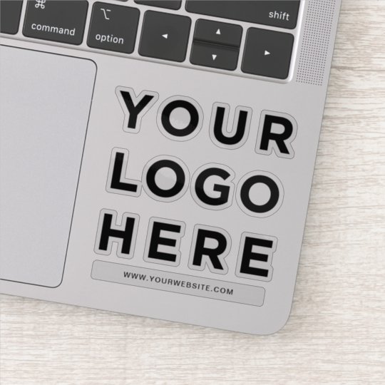 Your Logo Clear Cut Out Sticker, SEPARATE letters! Sticker | Zazzle.com