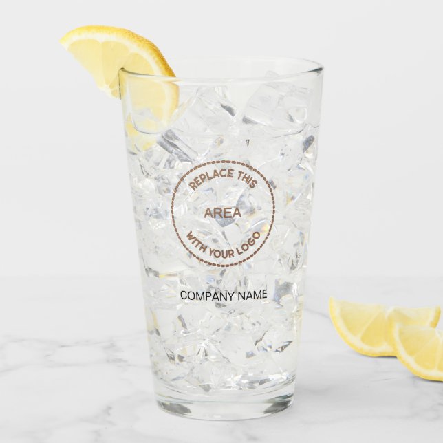 Your logo Company Hotel Name Glass (Front Ice)