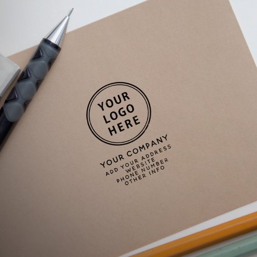 Your Logo Company Return Address Self_inking Stamp
