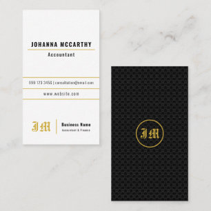 Your Logo Custom Accountant BusinessLogo Busines Business Card
