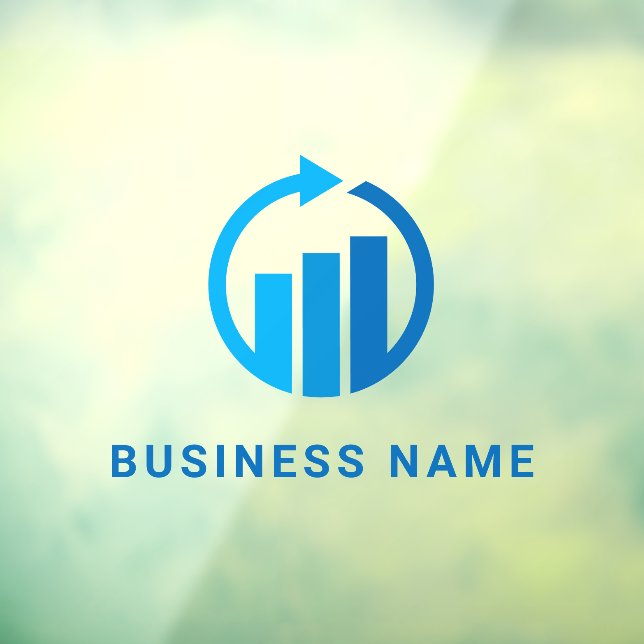 Your Logo | Custom Accountant BusinessLogo  Window Window Cling (Sheet 3)