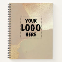 Your Logo Custom Black Notebook