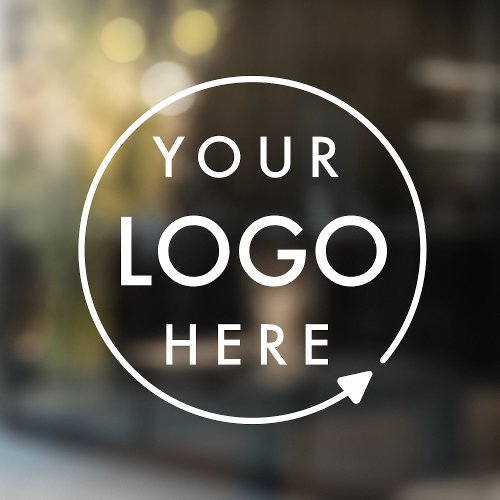 Your Logo  Custom Business Company Logo Upload Window Cling