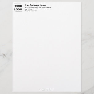 Your Logo Custom Business Marketing Letterhead