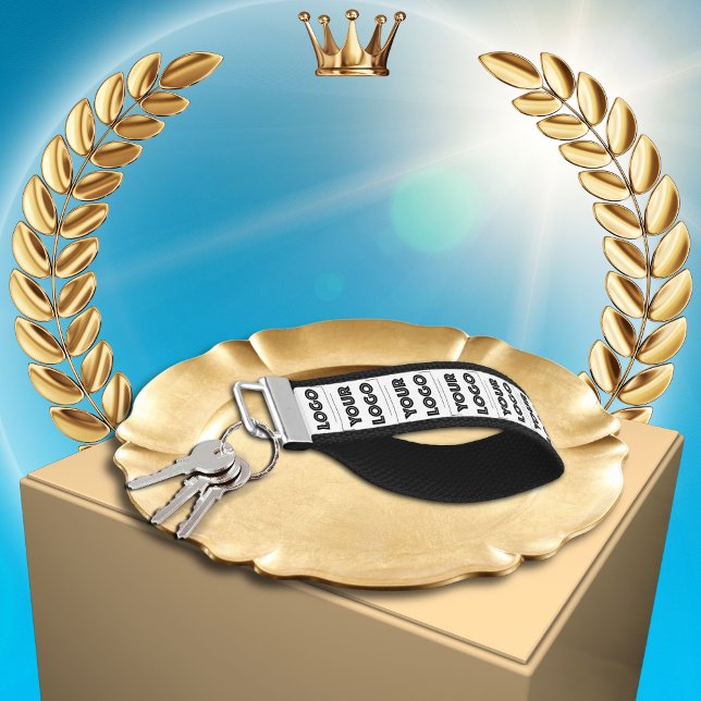 Your Logo Custom Business Marketing Wrist Keychain (Creator Uploaded)