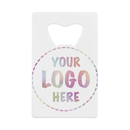 Your Logo Custom Business Promotional Branding Credit Card Bottle Opener