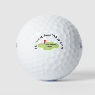 Your Logo Custom Company Promotion Website  Golf Balls