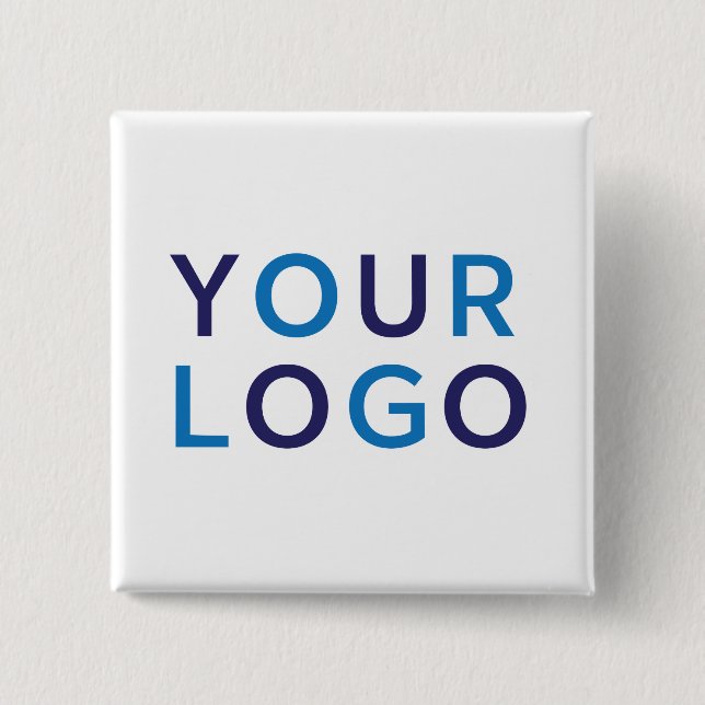 Your Logo Custom Promotional Business Button (Front)