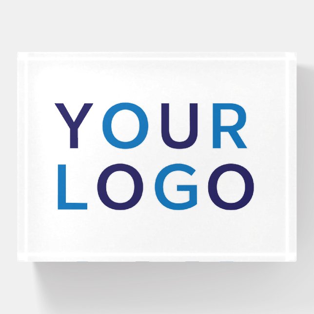 Your Logo Custom Promotional Business Paperweight (Front)