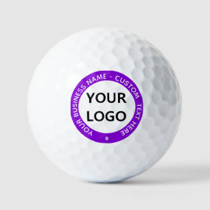 Your Logo Custom Text and Colors Stamps Golf Balls