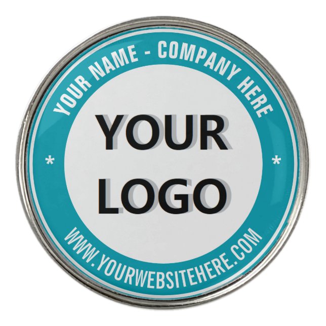 Your Logo Custom Text Promotional Golf Ball Marker (Front)