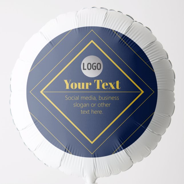 Your Logo & Customizable Design Template Balloon (Front)
