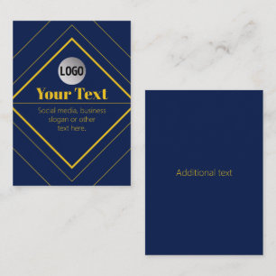 Your Logo & Customizable Design Template Business Card
