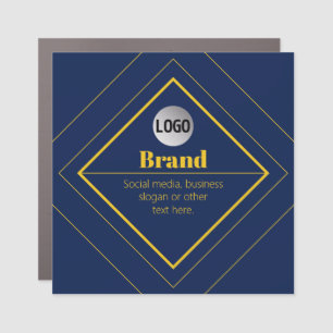 Your Logo & Customizable Design Template Car Magnet