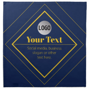 Your Logo & Customizable Design Template Cloth Napkin