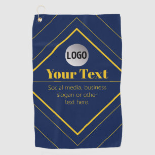 Your Logo & Customizable Design Template Golf Towel