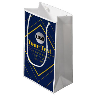 Your Logo & Customizable Design Template Small Gift Bag