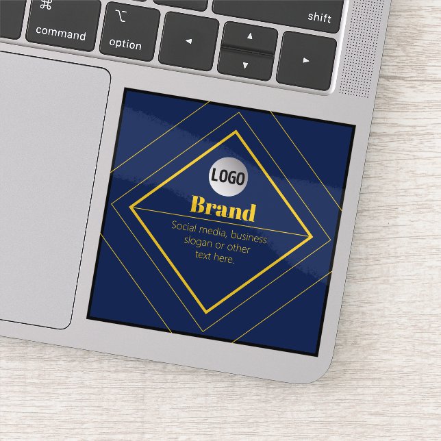 Your Logo & Customizable Design Template Sticker (Detail)