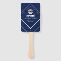 Your Logo & Customizable Modern Design | Navy Blue