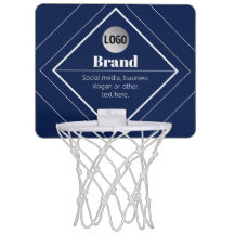 Your Logo & Customizable Modern Design | Navy Blue