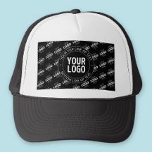 Your Logo & Customizable Text with Logo Pattern
