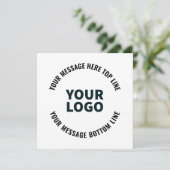 Your Logo Design or Image | Bold Editable Text (Standing Front)