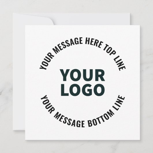Your Logo Design or Image | Bold Editable Text (Front)