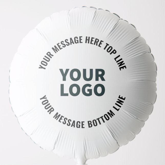 Your Logo Design or Image | Bold Editable Text Balloon (Front)