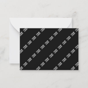 Your Logo, Design or Photo Tiled Diagonally Note Card