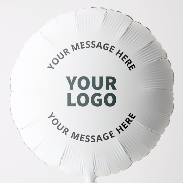 Your Logo, Design, Photo, Artwork or other Image Balloon (Front)