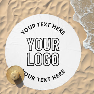 Your Logo, Design, Photo, Artwork or other Image Beach Towel