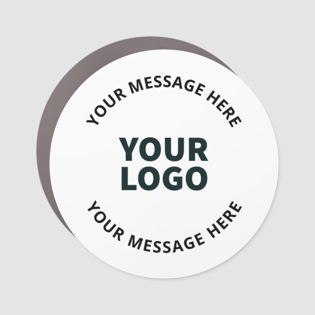 Your Logo, Design, Photo, Artwork or other Image Car Magnet (Front)