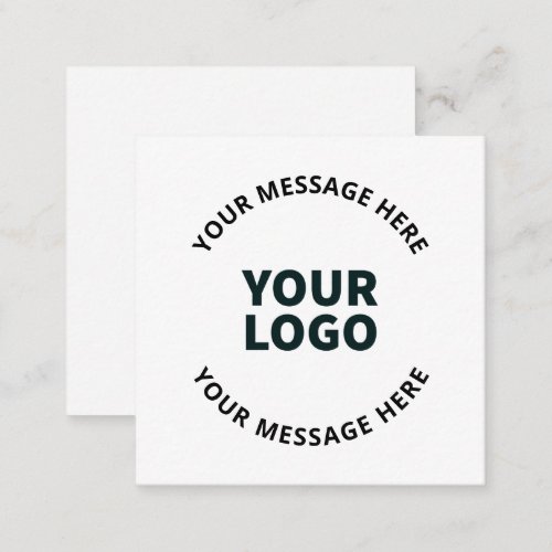 Your Logo Design Photo Artwork or other Image Note Card