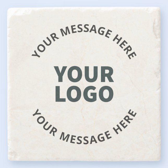 Your Logo, Design, Photo, Artwork or other Image Stone Coaster (Creator Uploaded)