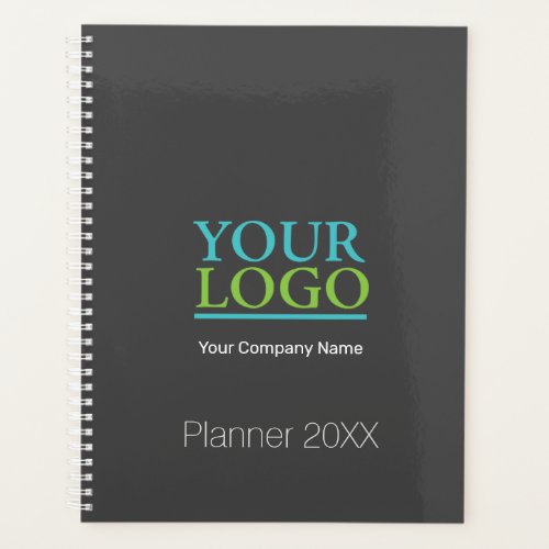 Your LogoDIY Company NameYearDark Gray Planner