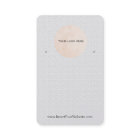 Your Logo Earring Display Card Large Vertical