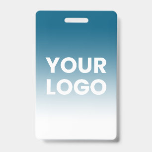 Your Logo & Editable Background Color Gradient  Badge