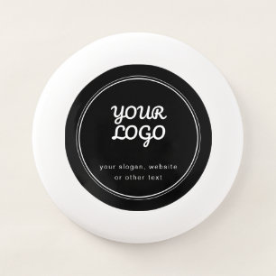 Your Logo Editable Black & White Design Wham-O Frisbee