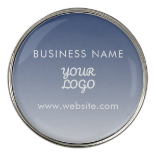 Your Logo Editable Gradient Color Golf Ball Marker