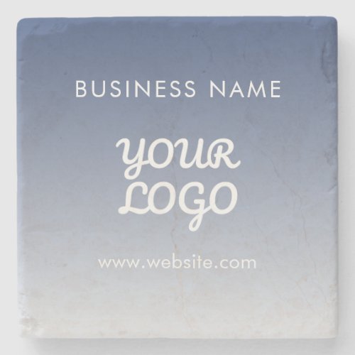 Your Logo Editable Gradient Color Stone Coaster